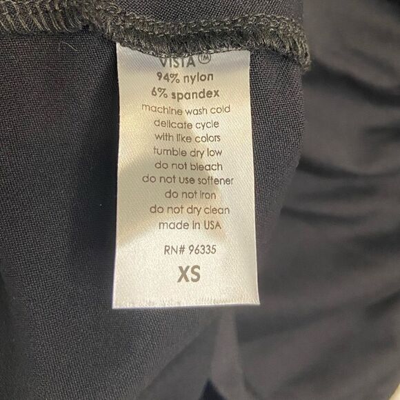 NWT Susana Monaco Balloon Sleeve Gathered Side Ruching with Tie Dress in Black - Picture 5 of 7